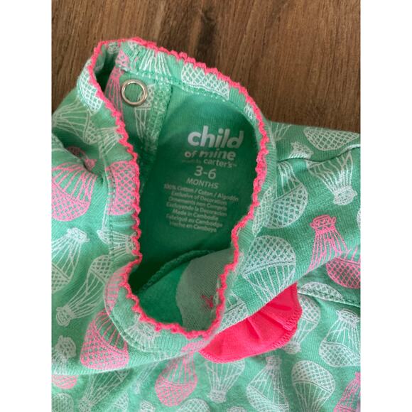 Carter's Infant Girl One Piece Outfit 3-6 Months - Picture 3 of 5